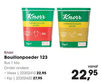 HANOS Knorr Bouillonpoeder 123 aanbieding