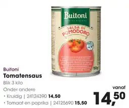 HANOS Buitoni Tomatensaus aanbieding