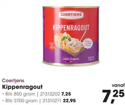 HANOS Coertjens Kippenragout aanbieding