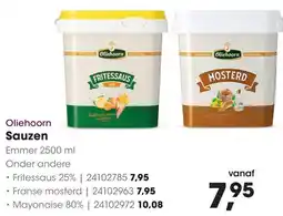 HANOS Oliehoorn Sauzen aanbieding