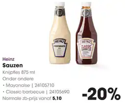 HANOS Heinz Sauzen aanbieding