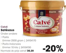 HANOS Calvé Satésaus aanbieding
