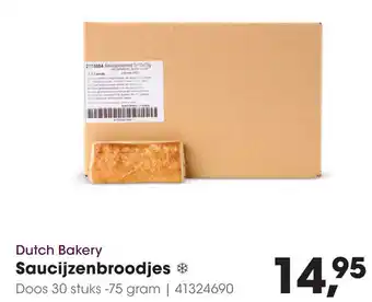HANOS Dutch Bakery Saucijzenbroodjes aanbieding