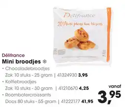 HANOS Délifrance Mini broodjes aanbieding