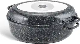 Bol.com Edënbërg Stonetec Line - Luxe Braadpan set van Gesmeed Aluminium - 8 liter aanbieding