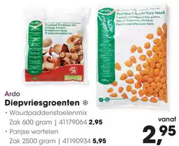 HANOS Ardo Diepvriesgroenten aanbieding