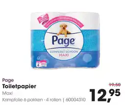 HANOS Page Toiletpapier aanbieding