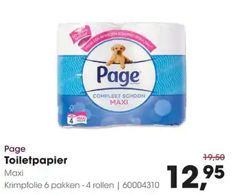 HANOS Page Toiletpapier aanbieding