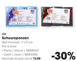 HANOS 3M Schuursponzen aanbieding