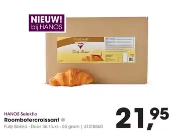 HANOS HANOS Selektie Roombotercroissant aanbieding
