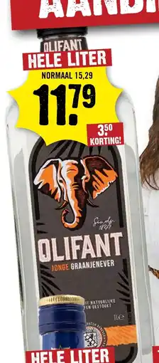 Dirck 3 Qlifant Jonge graanjenever aanbieding