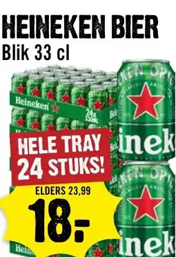 Dirck 3 Heineken bier aanbieding