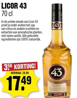 Dirck 3 Licor 43 aanbieding