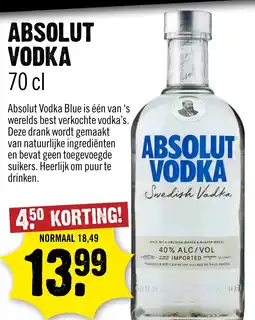 Dirck 3 Absolut vodka aanbieding