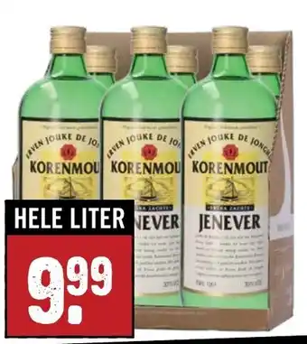 Dirck 3 Jouke de Jonghe Korenmout Jenever aanbieding