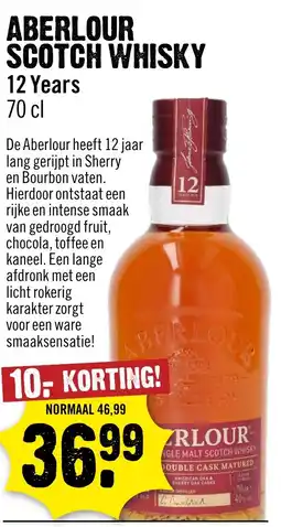 Dirck 3 Aberlour scotch whisky 12 Years aanbieding