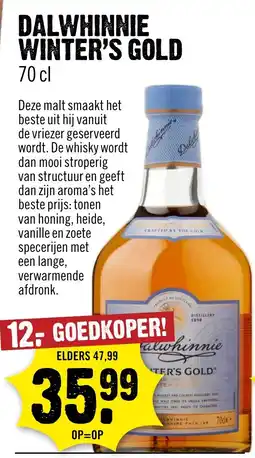 Dirck 3 Dalwhinnie winter's gold aanbieding
