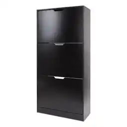 Action Schoenenkast 3-laags - zwart aanbieding