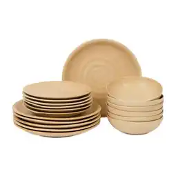 Action Bordenset Clay - beige aanbieding