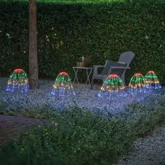 Action Tuinstekers kerstverlichting kwalvormige takken - 5 stuks aanbieding