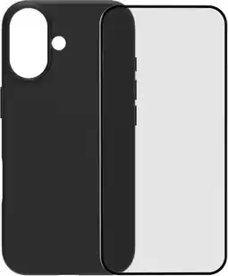 Coolblue BlueBuilt Back Cover iPhone 17 Zwart + BlueBuilt iPhone 17 Screenprotector Glas aanbieding
