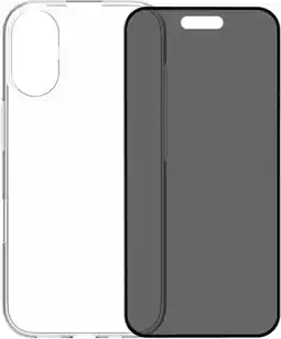 Coolblue BlueBuilt Back Cover iPhone 17 Transparant + BlueBuilt iPhone 17 Privacy Screenprotector Glas aanbieding