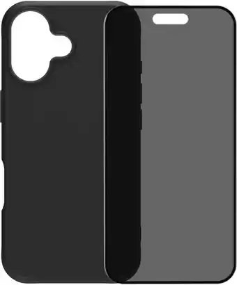 Coolblue BlueBuilt Protective Back Cover met MagSafe iPhone 17 Zwart + iPhone 17 Privacy Screenprotector Glas aanbieding