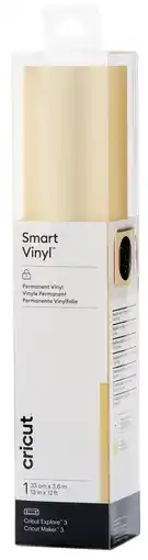 Coolblue Cricut Smart Vinyl Permanent 33x366 Shimmer Goud aanbieding