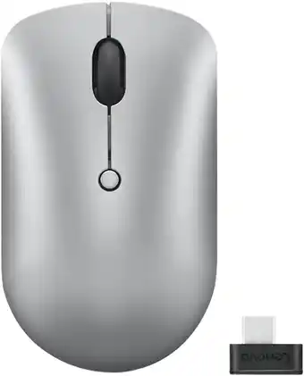 Coolblue Lenovo 540 USB C Compacte Draadloze Muis Zilver aanbieding