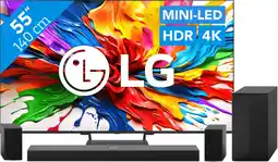 Coolblue LG 55 QNED93 EVO 4K (2025) + LG DS70TR aanbieding