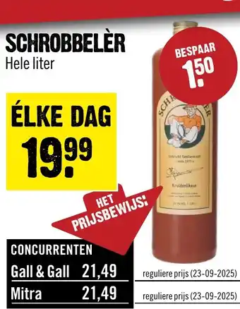Dirck 3 Schrobbelèr aanbieding
