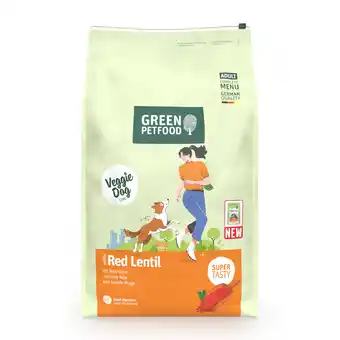 Zooplus 10kg Green Petfood Veggie Dog met rode linzen droog hondenvoer aanbieding