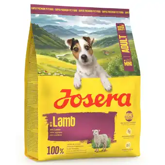 Zooplus 900g Josera Mini Adult Lam droogvoer voor honden aanbieding