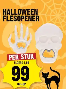 Dirck 3 Halloween flesopener aanbieding