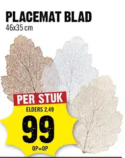 Dirck 3 Placemat blad aanbieding