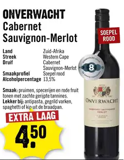 Dirck 3 Onverwacht Cabernet Sauvignon Merlot aanbieding