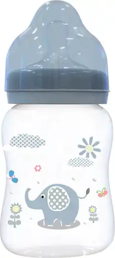 Bol.com Lorelli Moonlight Blue 250 ml Brede Hals Fles - BPA-vrij - Geschikt voor kindjes vanaf 0 maanden aanbieding