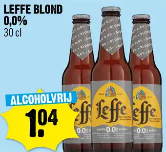 Dirck 3 Leffe blond 0,0% aanbieding