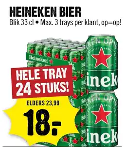 Dirck 3 Heineken bier aanbieding