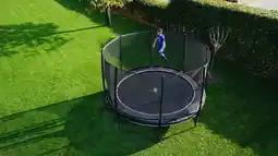 Bol.com EXIT PeakPro trampoline rond ø305cm - zwart aanbieding