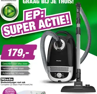 EP Miele Siedestofzuiger met zak aanbieding