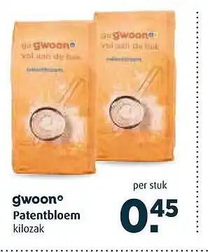 Boni gwoono Patentbloem aanbieding