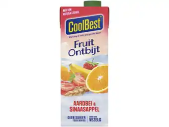 Hoogvliet Coolbest Fruitontbijt sinaasappel aardbei aanbieding