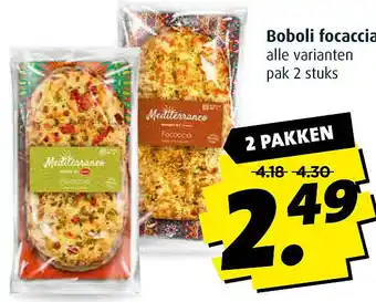 Boni Boboli focaccia aanbieding