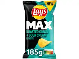 Hoogvliet Lay's Max roasted onion & sour cream aanbieding
