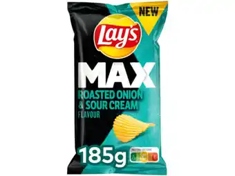 Hoogvliet Lay's Max roasted onion & sour cream aanbieding