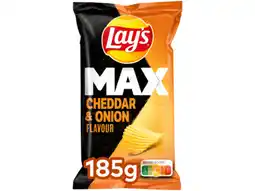 Hoogvliet Lay's Max strong cheddar onion aanbieding
