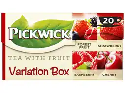 Hoogvliet Pickwick Fruit variatie rood vruchtenthee aanbieding