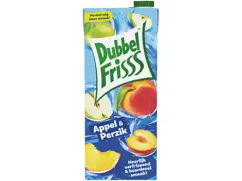 Hoogvliet Dubbelfrisss Appel & perzik aanbieding