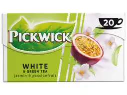 Hoogvliet Pickwick Thee white green jasmin passionfruit aanbieding